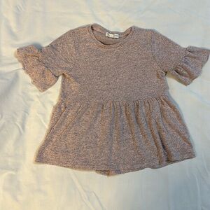 Tucker + Tate pinkish tunic with black specks, sz 6